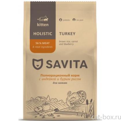 Низкозерновой сухой корм для котят с индейкой и бурым рисом, KITTEN-0