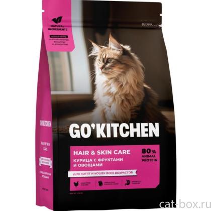 GO! KITCHEN Полнорационный сухой корм для котят и кошек всех возрастов с курицей, 1.36кг-0
