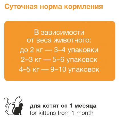 Паучи для котят курица в соусе Упаковка 24шт*85г-1