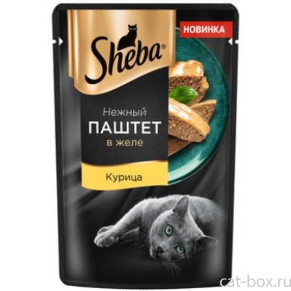 Влажный корм для кошек  "Нежный паштет в желе, с курицей"-0