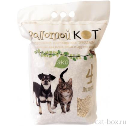 Кукурузный наполнитель для домашних животных, 4 л. 2кг.-0