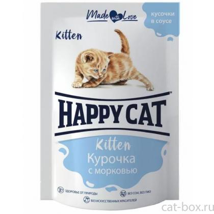 Паучи для котят курица с морковью в соусе, 85г-0