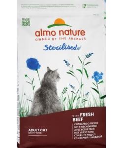 Полнорационный сухой корм для стерилизованных кошек со cвежей говядиной и коричневым рисом. Sterilised, Fresh Beef, 0.4кг