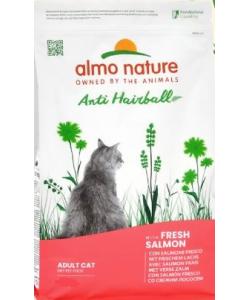 Полнорационный сухой корм для взрослых кошек со свежим лососем. Hairball, Fresh Salmon, 0.4кг