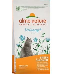 Полнорационный сухой корм для взрослых кошек со свежей курицей для профилактики мочекаменной болезни. Urinary Help, Fresh Chiсken, 0.4кг