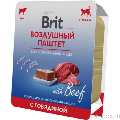 Воздушный паштет с говядиной для стерилизованных кошек-0