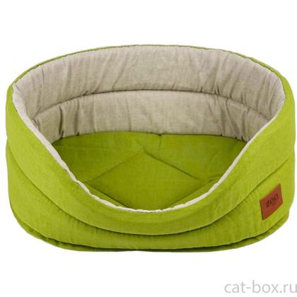 Лежанка овальная «Эколен», зеленая, 40*27*16см-0