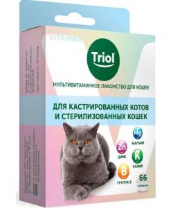 Мультивитаминное лакомство для кошек "Для кастрированных котов и стерилизованных кошек", 33г