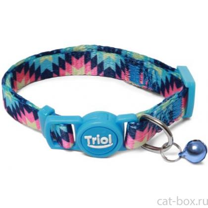 Ошейник для кошек нейлоновый "Абстракция" XS, 1*21-33см-0