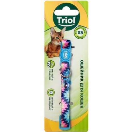 Ошейник для кошек нейлоновый "Абстракция" XS, 1*21-33см-1