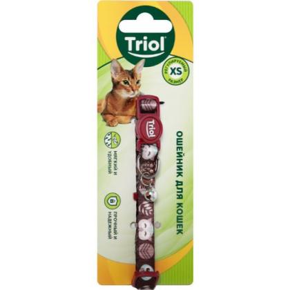 Ошейник для кошек нейлоновый "Сова" XS, 1*21-33см-1