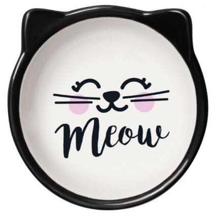 Миска керамическая на ножке "Мордашка", 0,12л-1