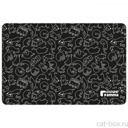 Коврик под миску "Котопёс", 43*28см-0