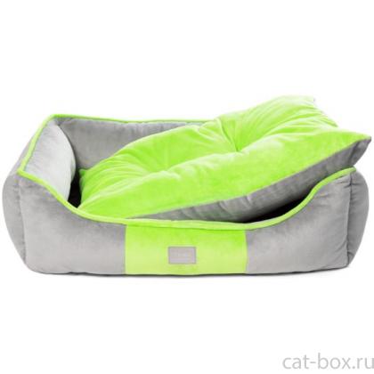 Лежанка для животных прямоугольная "Клевер" М, 50*40*16см-0