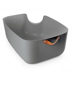 Туалет для кошек прямоугольный "Сканди", серый, 55*39*22,5см, серия HYGIENE