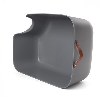 Туалет для кошек прямоугольный "Сканди", серый, 55*39*22,5см, серия HYGIENE-1