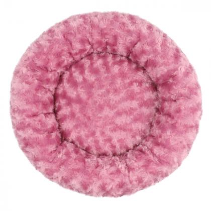 Лежанка круглая "Орхидея" S, розовая, 45*45*15см-2