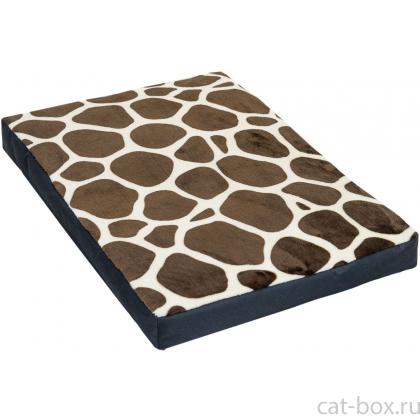 Лежанка прямоугольная ФЬЮЖЕН №2 с чехлом на молнии 75*50*h10см, жираф-0