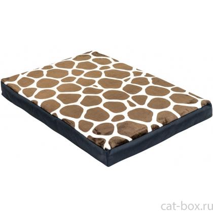 Лежанка прямоугольная ФЬЮЖЕН №3 с чехлом на молнии 90*60*h10см, жираф-0