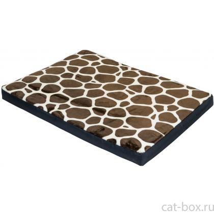 Лежанка прямоугольная ФЬЮЖЕН №4 с чехлом на молнии 105*70*h10см, жираф-0