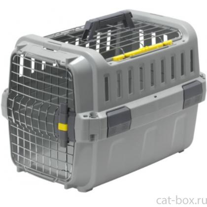 Переноска Odyssey X-Small с металлической дверцей, 48,1*31,7*33,2см (до 5кг) оливковая-0