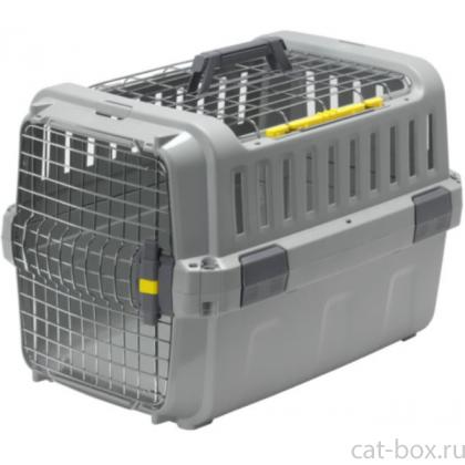 Переноска Odyssey Small с металлической дверцей, 52,4*35,8*36,2см (до 7кг) оливковая-0