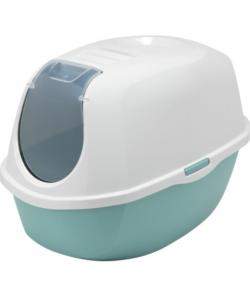 Туалет-домик SmartCat с угольным фильтром, 54х40х41см, светло голубой (RECYCLED Smart cat)
