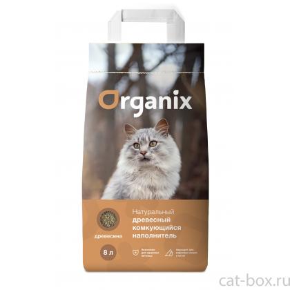 Древесный комкующийся наполнитель для кошачьего туалета, 8л, 4кг-0