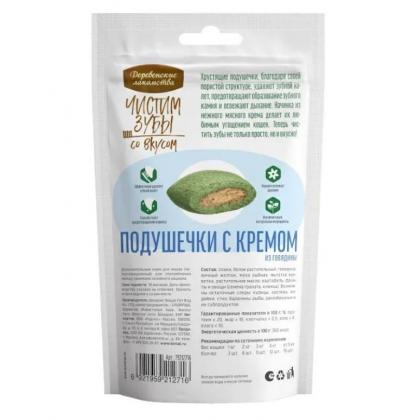 Чистим зубы для кошек Подушечки с кремом из говядины, 30г-2