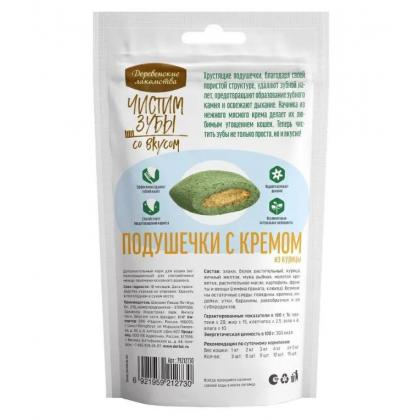 Чистим зубы для кошек Подушечки с кремом из курицы, 30г-1