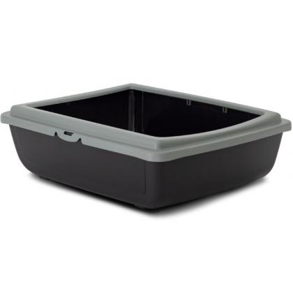 Туалет для кошек Juliet Eco-Line с рамкой, 48*38*14см-1