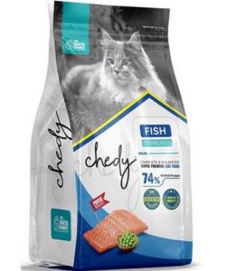 Корм для стерилизованных кошек с рыбой, Chedy Sterilized Fish