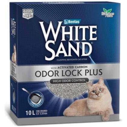 Комкующийся наполнитель "С усиленной блокировкой запахов" с активированным углем, без запаха, коробка 6л-1