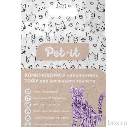 TOFU комкующийся наполнитель для кошек Тофу лаванда, 6л-0