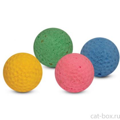 Игрушка для кошек "Мяч для гольфа", d4см, 4шт.-0