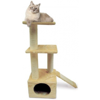 Игровой комплекс (NT3053) для кошек, сизаль, 37*37*98 см-1
