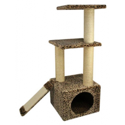 Игровой комплекс (NT3053) для кошек, сизаль, 37*37*98 см-2