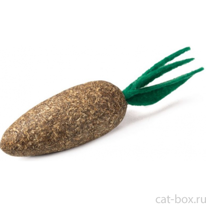 Игрушка "Морковка" из кошачьей мяты, для кошек, 5 см-0