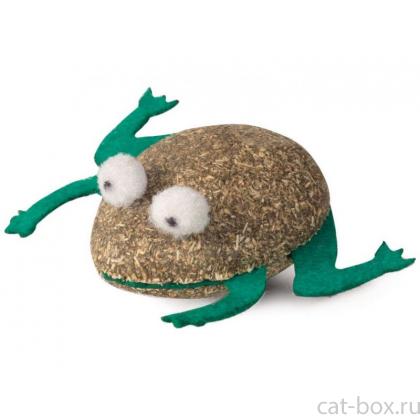 Игрушка "Лягушка" из кошачьей мяты, для кошек, 5 см-0