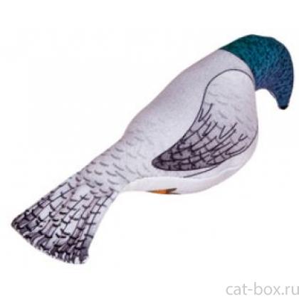 Игрушка для кошки Голубь с валерианой 23 см-0