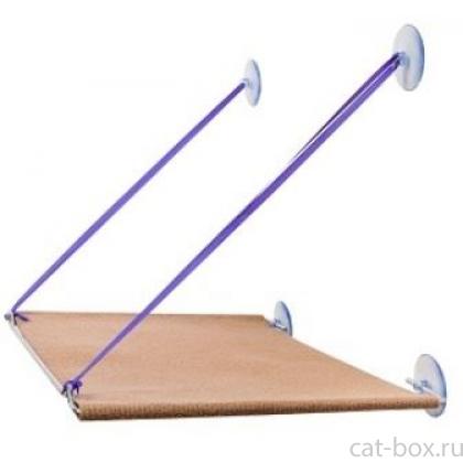 Гамак для кошек на окно 40х30см-0