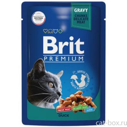 Пауч для взрослых кошек с уткой в соусе-0