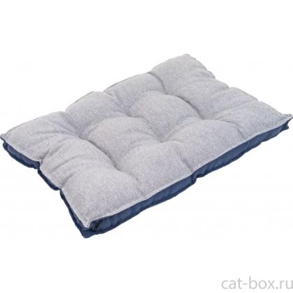 Дарэленд Перина прямоугольная стеганая NAVY 3, 68*46*10см (рогожка, синтепух) серая-0