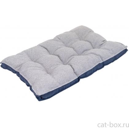 Дарэленд Перина прямоугольная стеганая NAVY 4, 82*55*10см (рогожка, синтепух) серая-0