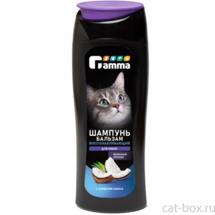 Шампунь-бальзам восстанавливающий для кошек-0