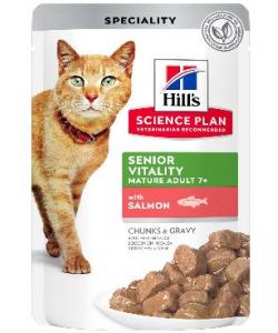 Паучи для пожилых кошек с лососем (Senior Vitality Mature Adult)