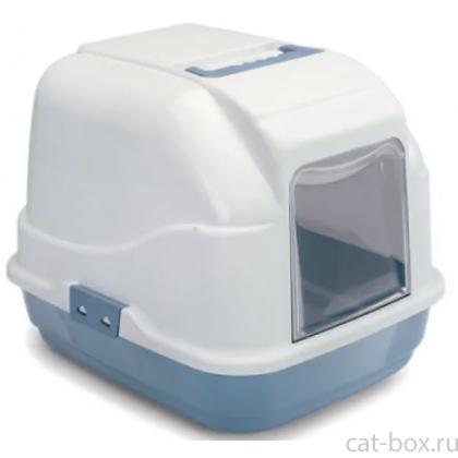 Туалет закрытый "My Cat" пепельно-синий, 50*40*40см-0