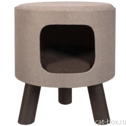 Домик "Adeline " с подушкой, бежевый, 42*42*h48см-0