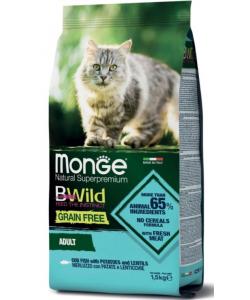 Cat BWild GRAIN FREE беззерновой корм из трески для взрослых кошек