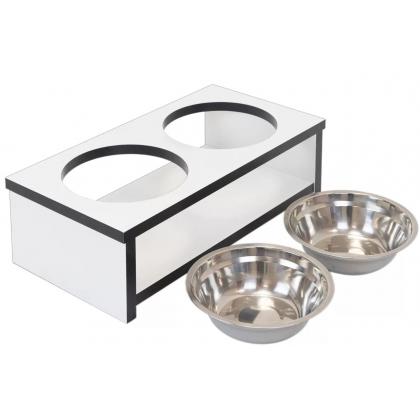 Кормушка для животных, двойная ламинат Домино-5